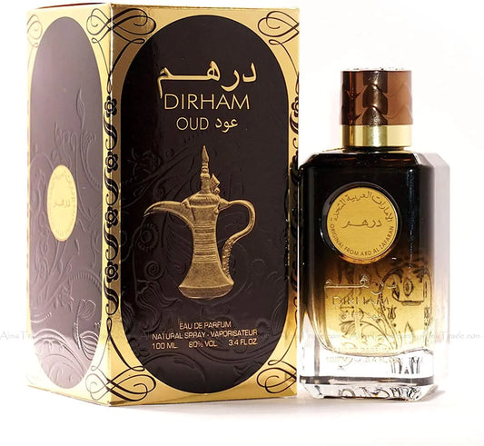 Ard Al Zaafaran Dirham Oud Eau De Parfum Spray 3.4 Ounce (Unisex)