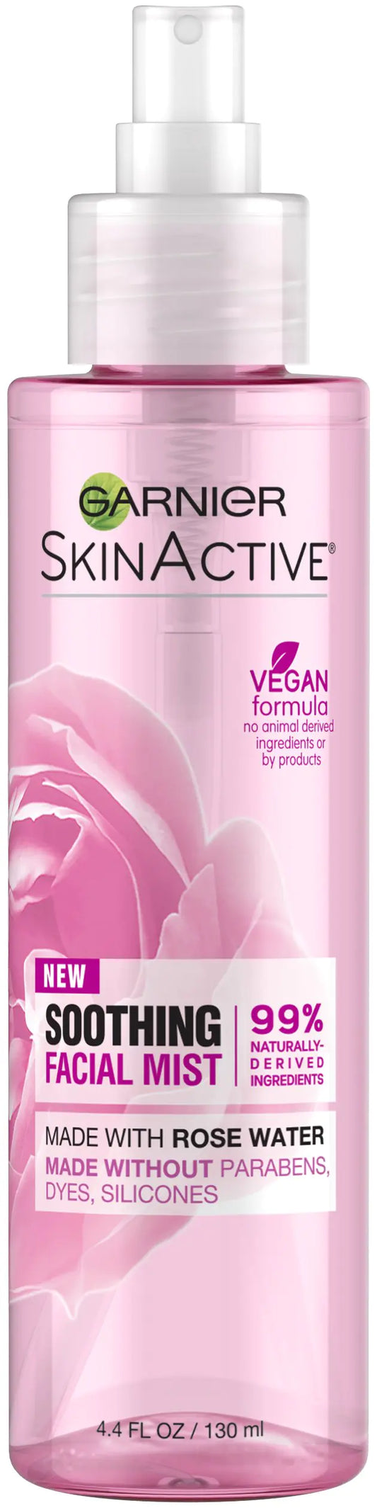 Garnier SkinActive Facial Mist Spray with Rose Water (130mL)